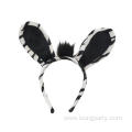 Zebra Headband Animal Ears Tail accessory set